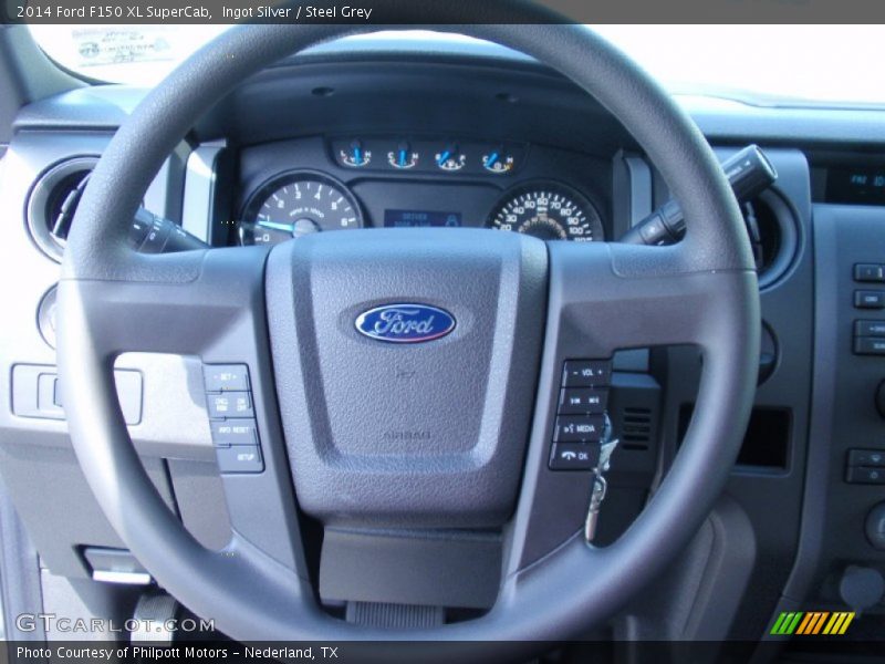 Ingot Silver / Steel Grey 2014 Ford F150 XL SuperCab