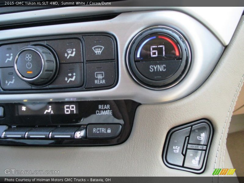 Controls of 2015 Yukon XL SLT 4WD