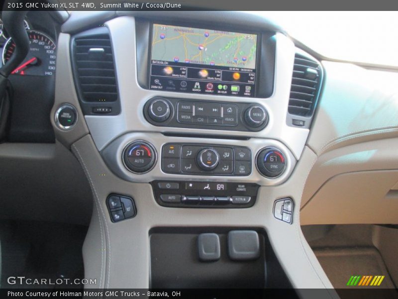 Controls of 2015 Yukon XL SLT 4WD