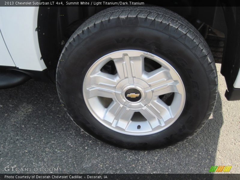 Summit White / Light Titanium/Dark Titanium 2013 Chevrolet Suburban LT 4x4