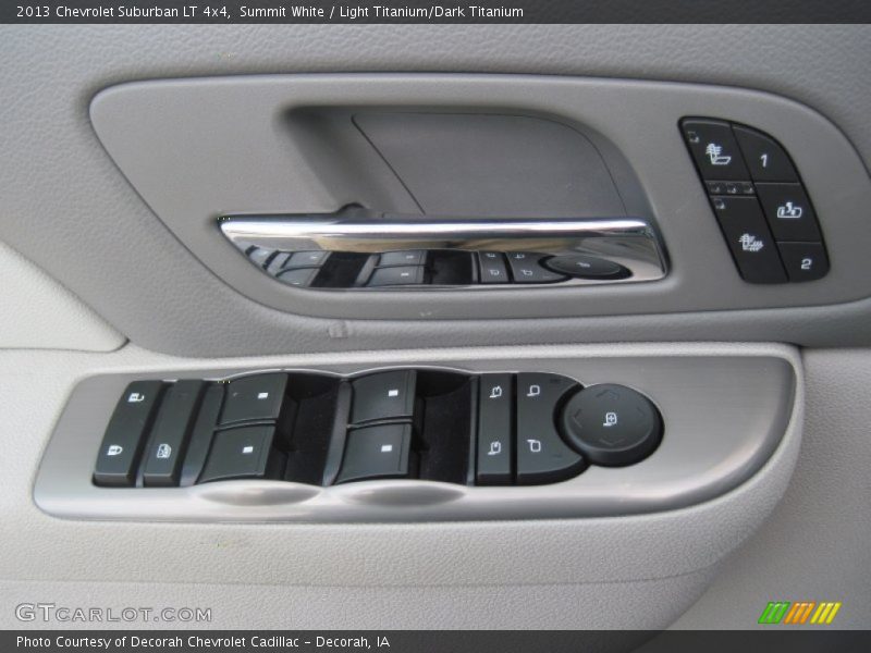 Summit White / Light Titanium/Dark Titanium 2013 Chevrolet Suburban LT 4x4