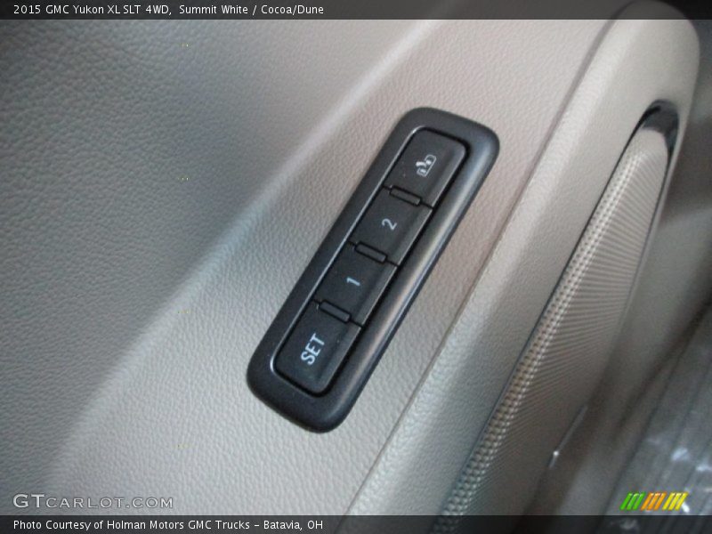 Summit White / Cocoa/Dune 2015 GMC Yukon XL SLT 4WD