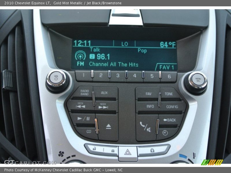 Controls of 2010 Equinox LT