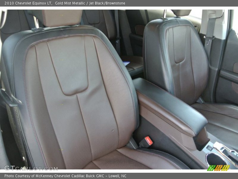 Gold Mist Metallic / Jet Black/Brownstone 2010 Chevrolet Equinox LT