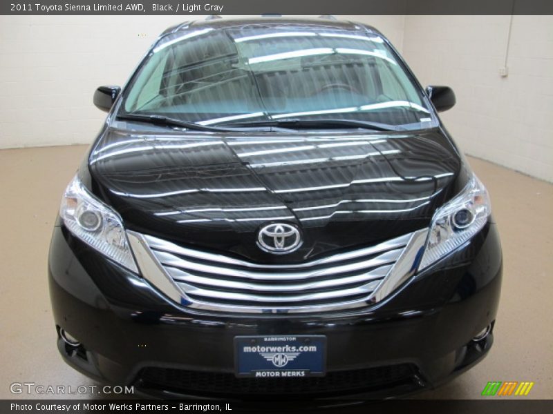 Black / Light Gray 2011 Toyota Sienna Limited AWD