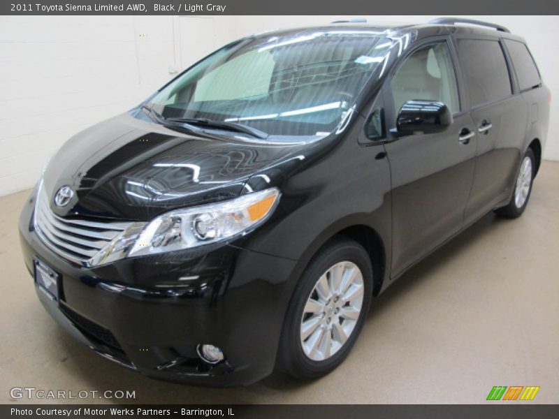 Black / Light Gray 2011 Toyota Sienna Limited AWD