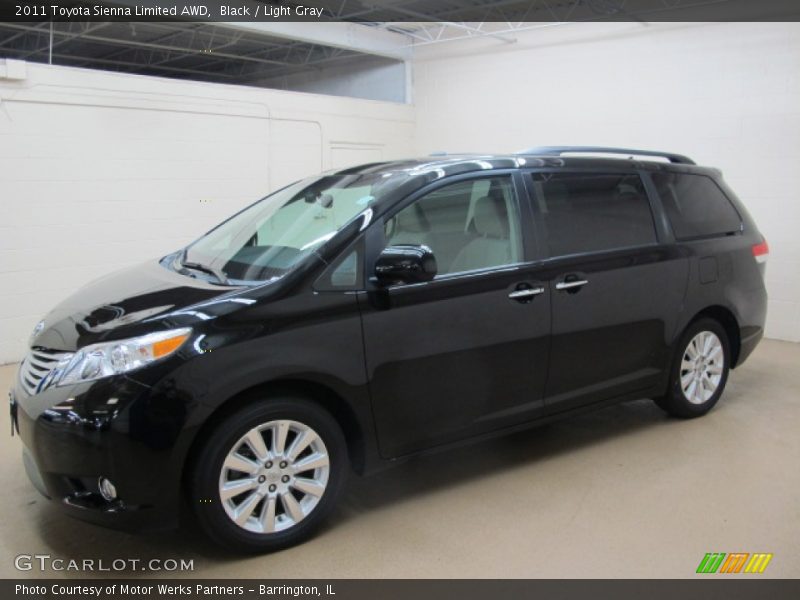Black / Light Gray 2011 Toyota Sienna Limited AWD
