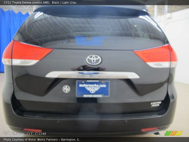 Black / Light Gray 2011 Toyota Sienna Limited AWD