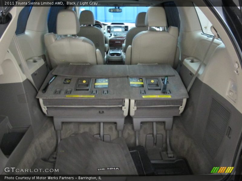 Black / Light Gray 2011 Toyota Sienna Limited AWD