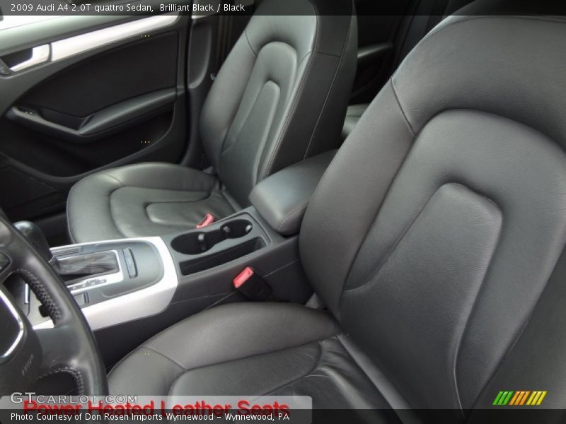 Brilliant Black / Black 2009 Audi A4 2.0T quattro Sedan