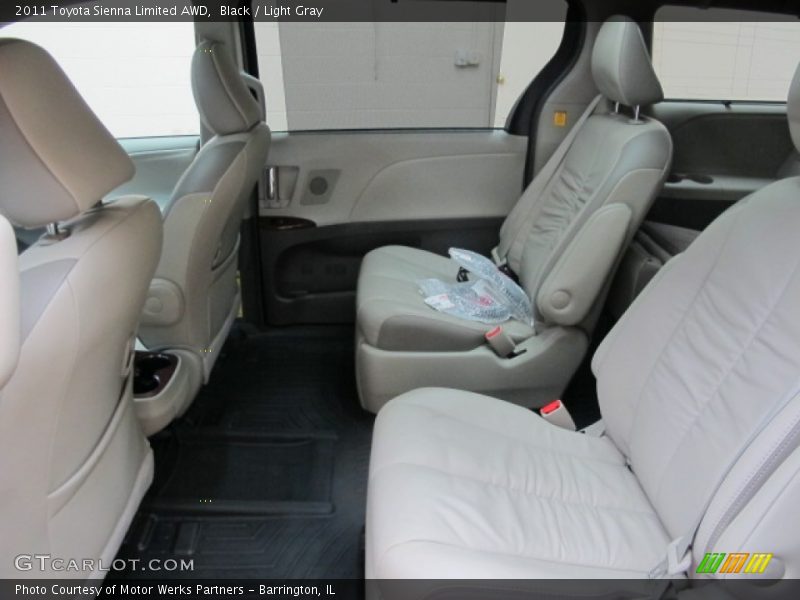 Black / Light Gray 2011 Toyota Sienna Limited AWD