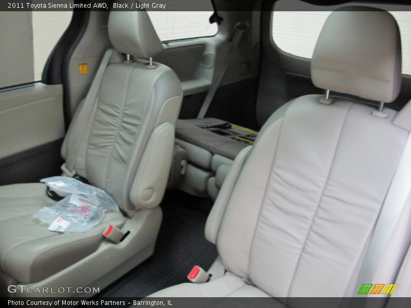 Black / Light Gray 2011 Toyota Sienna Limited AWD