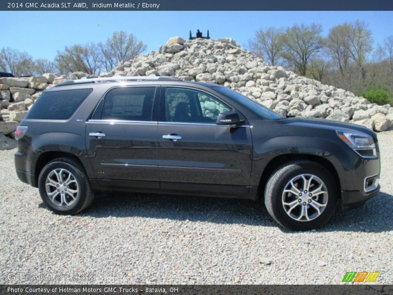 Iridium Metallic / Ebony 2014 GMC Acadia SLT AWD