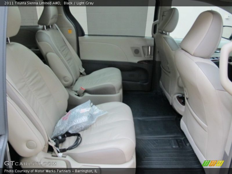 Black / Light Gray 2011 Toyota Sienna Limited AWD