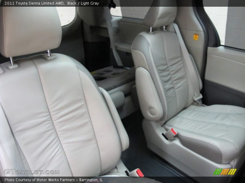 Black / Light Gray 2011 Toyota Sienna Limited AWD