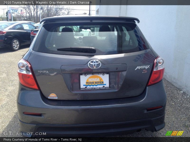 Magnetic Gray Metallic / Dark Charcoal 2010 Toyota Matrix S