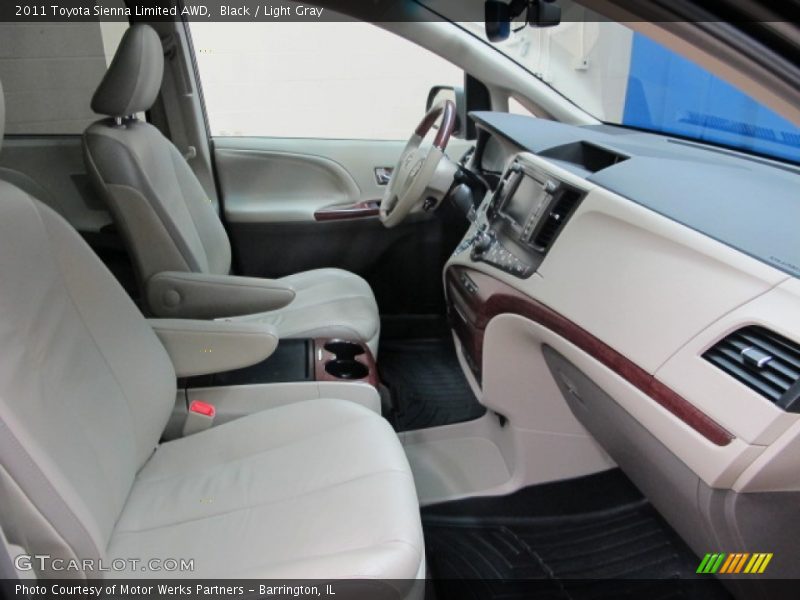 Black / Light Gray 2011 Toyota Sienna Limited AWD