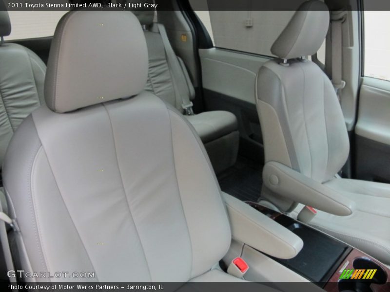 Black / Light Gray 2011 Toyota Sienna Limited AWD