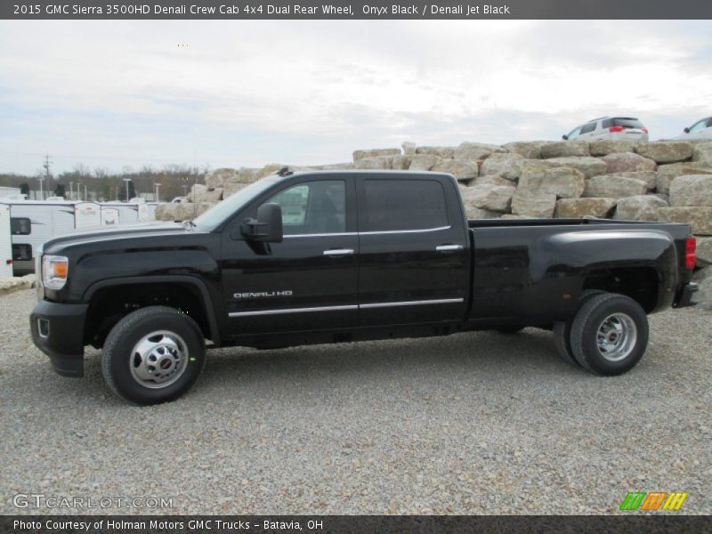  2015 Sierra 3500HD Denali Crew Cab 4x4 Dual Rear Wheel Onyx Black