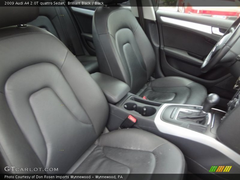 Brilliant Black / Black 2009 Audi A4 2.0T quattro Sedan