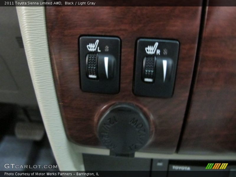 Black / Light Gray 2011 Toyota Sienna Limited AWD
