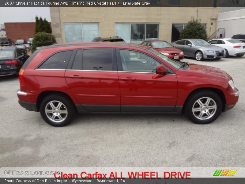 Inferno Red Crystal Pearl / Pastel Slate Gray 2007 Chrysler Pacifica Touring AWD