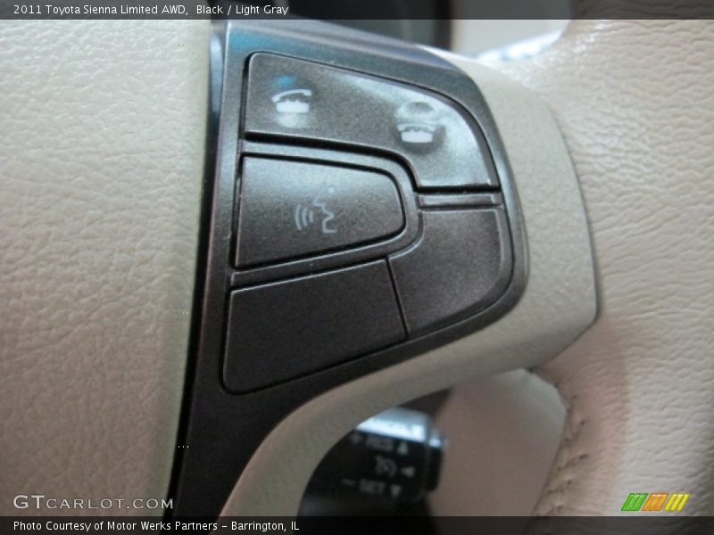 Black / Light Gray 2011 Toyota Sienna Limited AWD