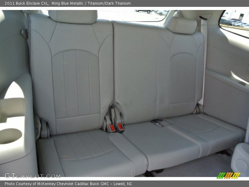 Ming Blue Metallic / Titanium/Dark Titanium 2011 Buick Enclave CXL