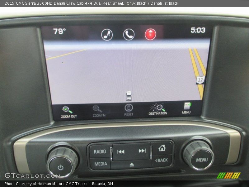 Controls of 2015 Sierra 3500HD Denali Crew Cab 4x4 Dual Rear Wheel