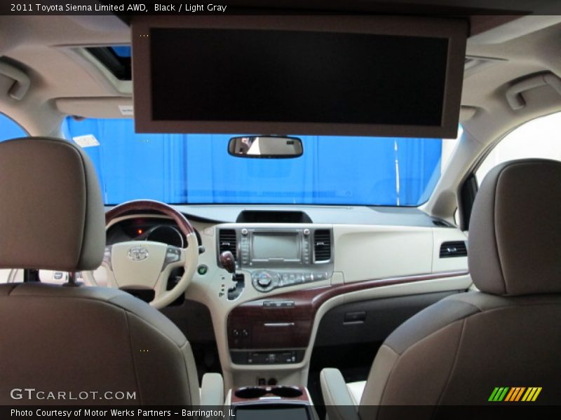 Black / Light Gray 2011 Toyota Sienna Limited AWD