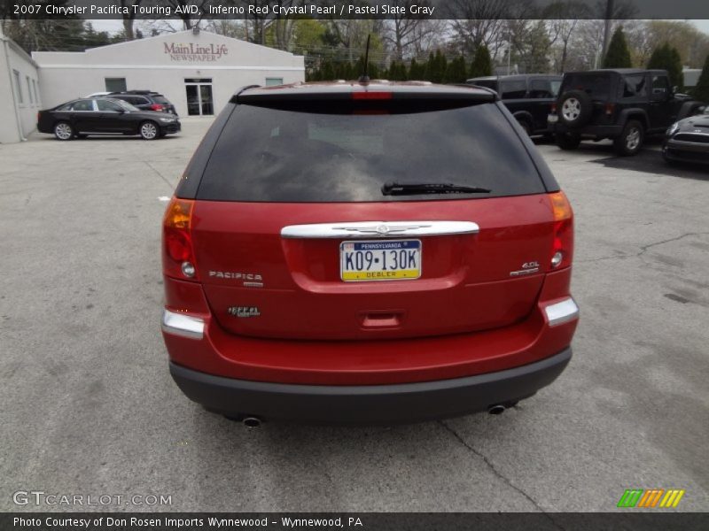 Inferno Red Crystal Pearl / Pastel Slate Gray 2007 Chrysler Pacifica Touring AWD