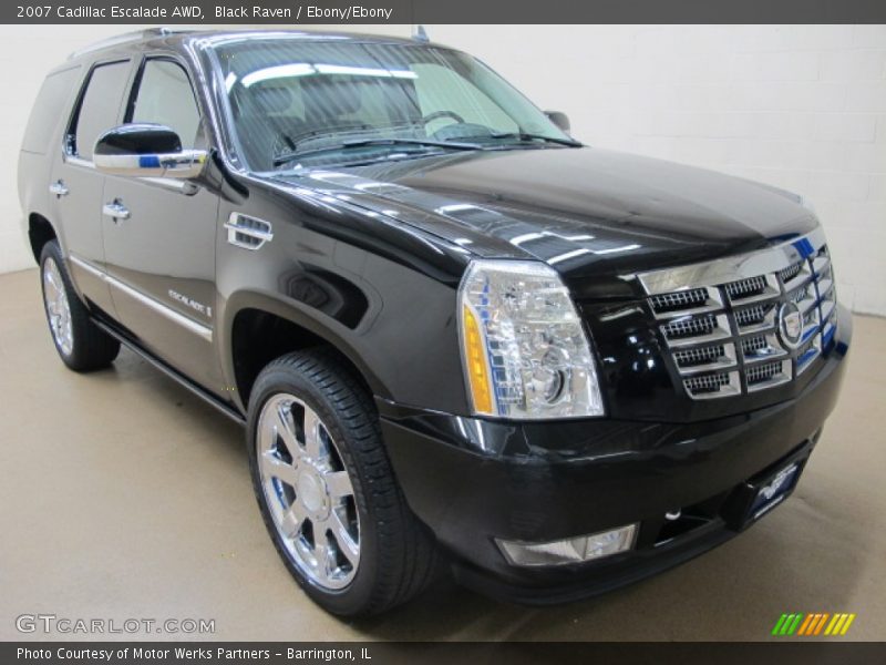 Black Raven / Ebony/Ebony 2007 Cadillac Escalade AWD