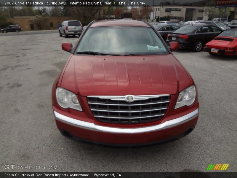 Inferno Red Crystal Pearl / Pastel Slate Gray 2007 Chrysler Pacifica Touring AWD