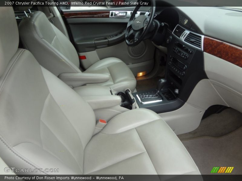 Inferno Red Crystal Pearl / Pastel Slate Gray 2007 Chrysler Pacifica Touring AWD