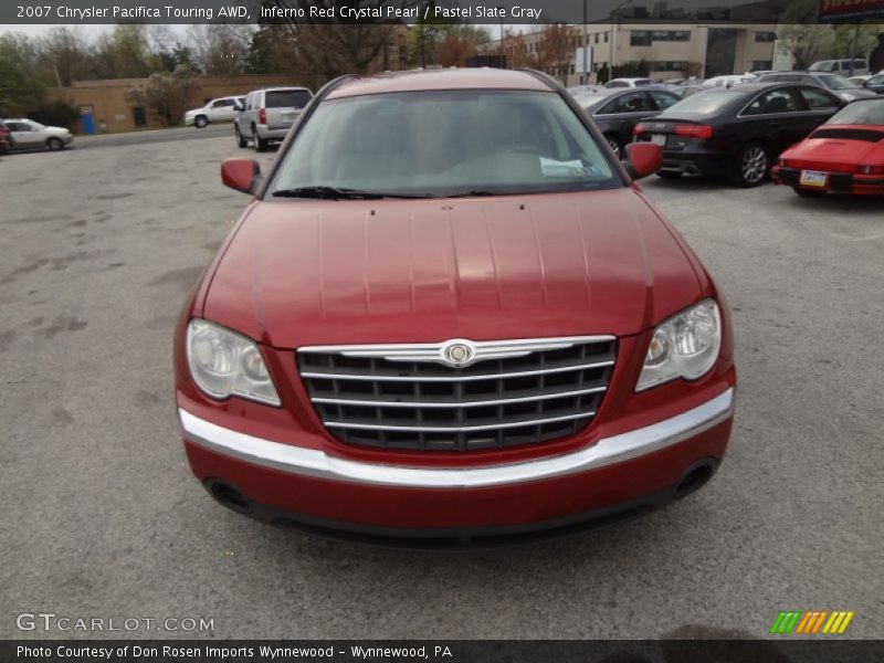 Inferno Red Crystal Pearl / Pastel Slate Gray 2007 Chrysler Pacifica Touring AWD