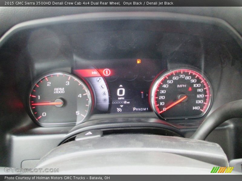  2015 Sierra 3500HD Denali Crew Cab 4x4 Dual Rear Wheel Denali Crew Cab 4x4 Dual Rear Wheel Gauges