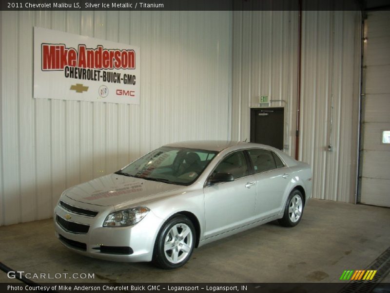 Silver Ice Metallic / Titanium 2011 Chevrolet Malibu LS