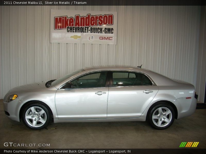 Silver Ice Metallic / Titanium 2011 Chevrolet Malibu LS