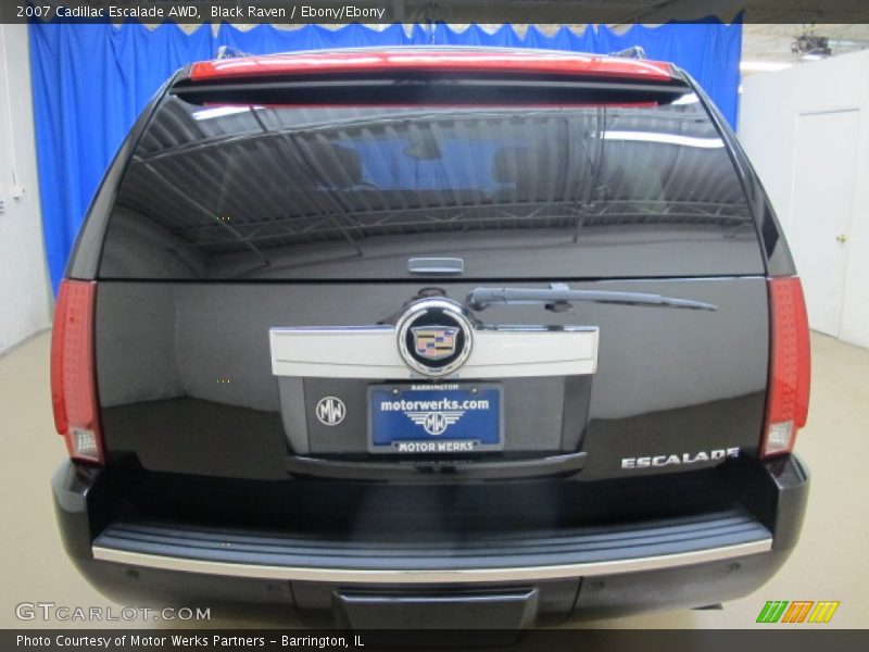 Black Raven / Ebony/Ebony 2007 Cadillac Escalade AWD