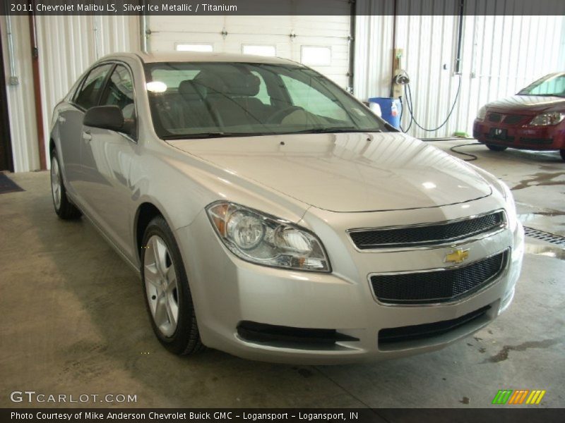 Silver Ice Metallic / Titanium 2011 Chevrolet Malibu LS