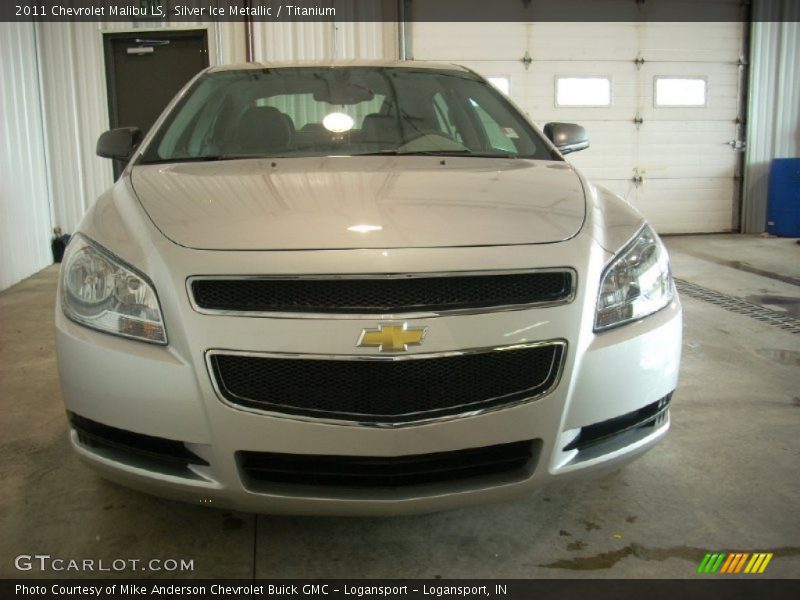 Silver Ice Metallic / Titanium 2011 Chevrolet Malibu LS
