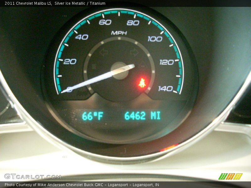 Silver Ice Metallic / Titanium 2011 Chevrolet Malibu LS
