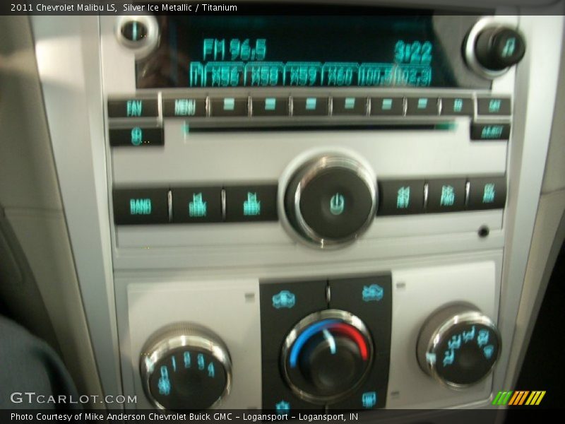 Silver Ice Metallic / Titanium 2011 Chevrolet Malibu LS
