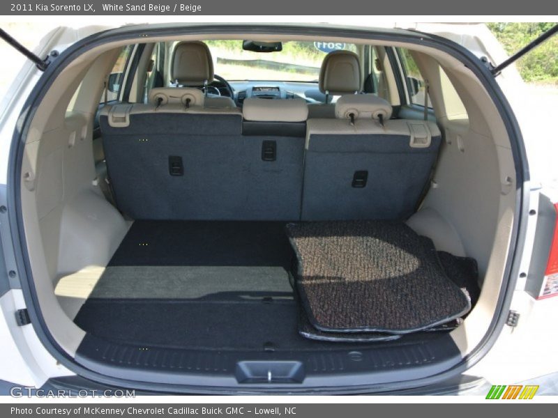 White Sand Beige / Beige 2011 Kia Sorento LX