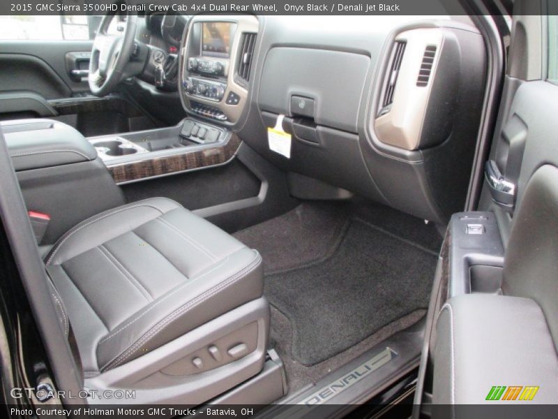 Front Seat of 2015 Sierra 3500HD Denali Crew Cab 4x4 Dual Rear Wheel