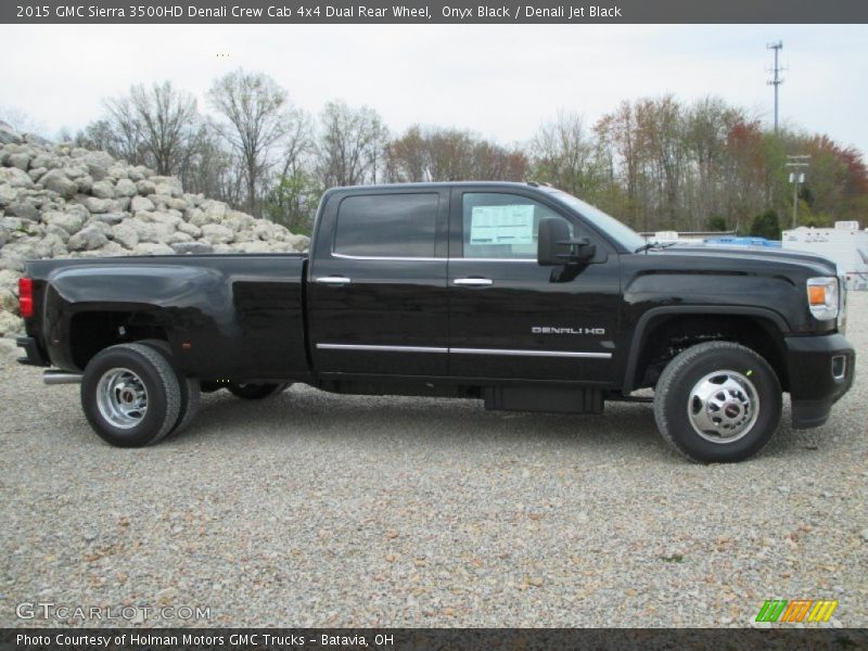  2015 Sierra 3500HD Denali Crew Cab 4x4 Dual Rear Wheel Onyx Black