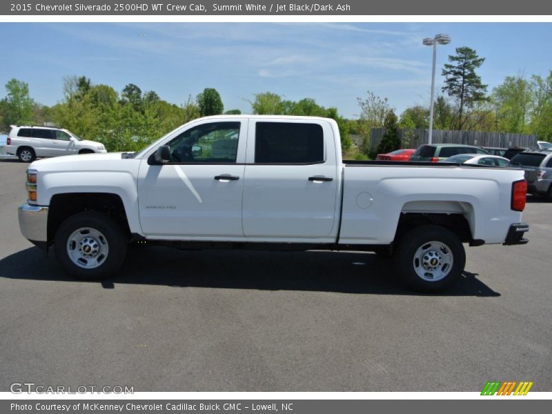 Summit White / Jet Black/Dark Ash 2015 Chevrolet Silverado 2500HD WT Crew Cab