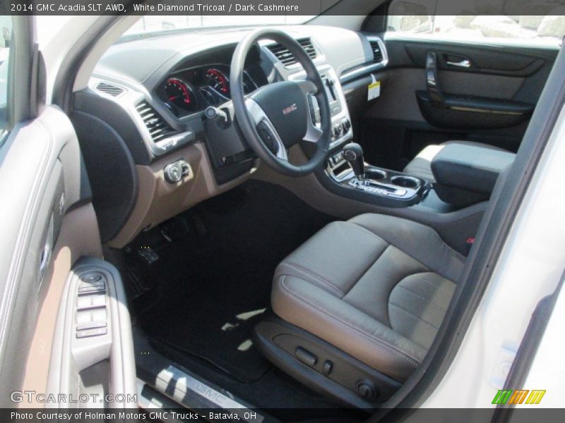  2014 Acadia SLT AWD Dark Cashmere Interior