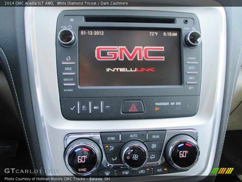 Controls of 2014 Acadia SLT AWD