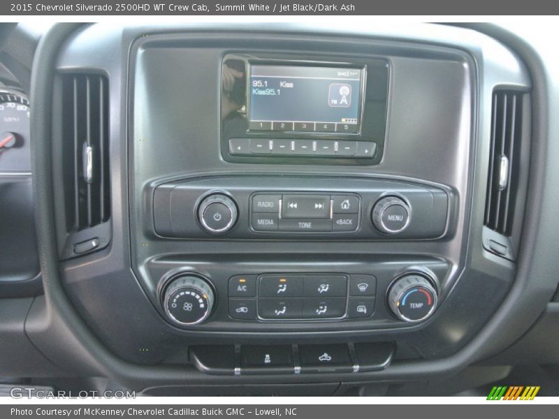 Summit White / Jet Black/Dark Ash 2015 Chevrolet Silverado 2500HD WT Crew Cab